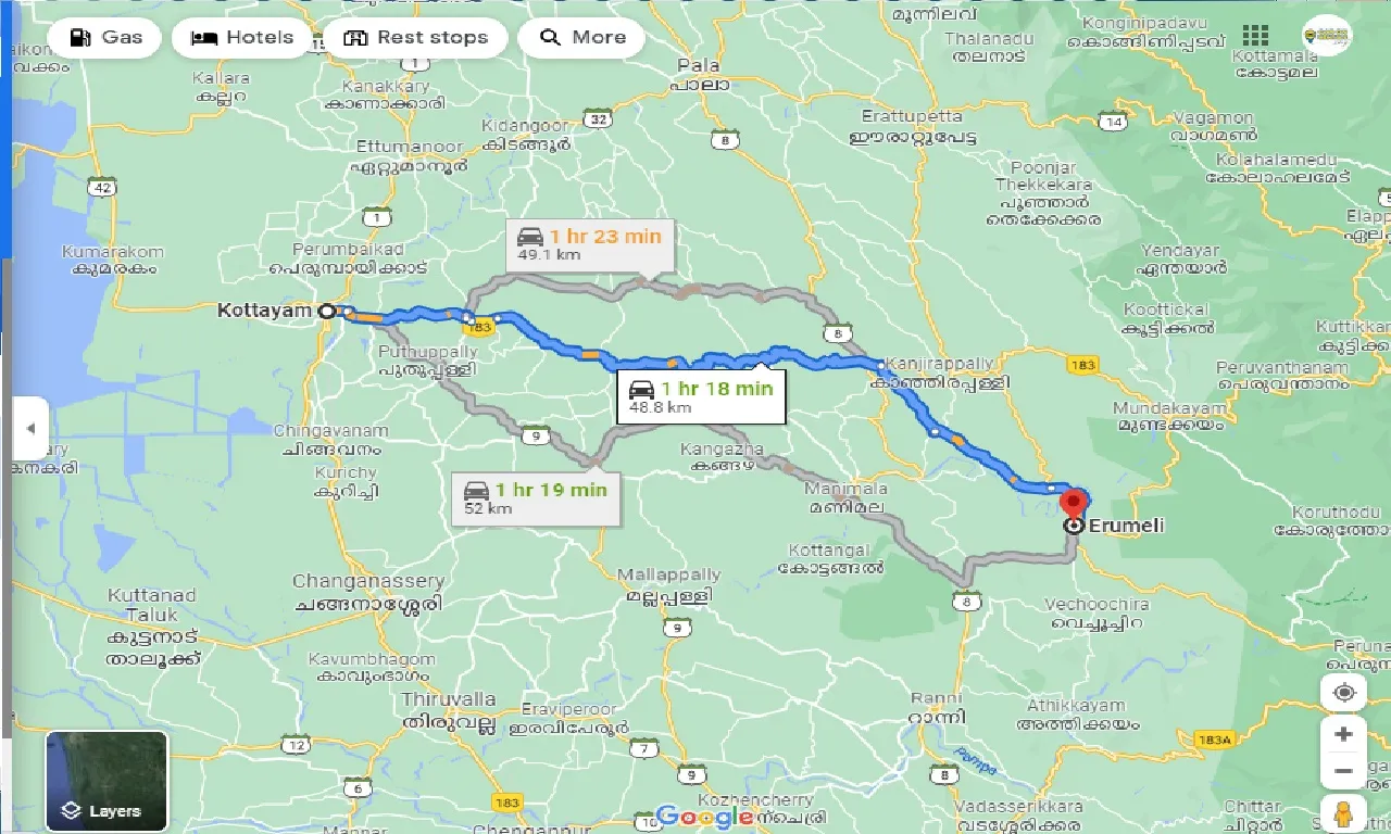 kottayam-to-erumeli-one-way