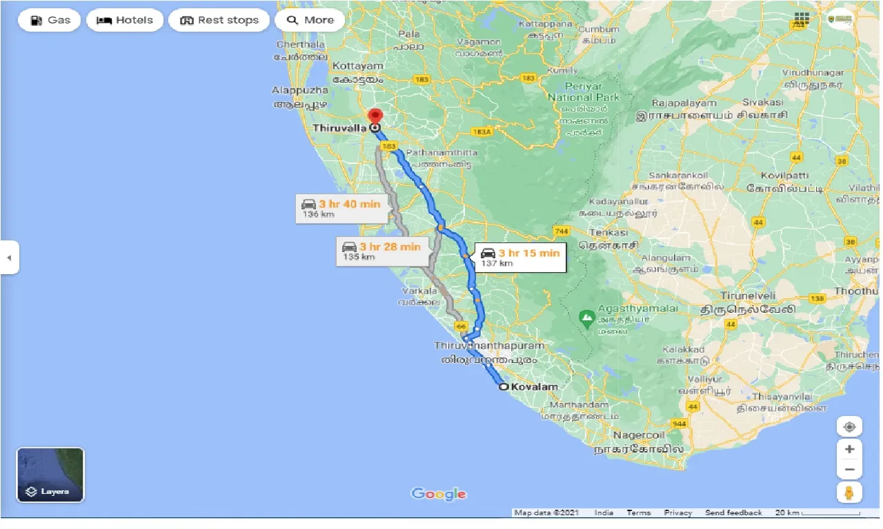 kovalam-to-thiruvalla-one-way