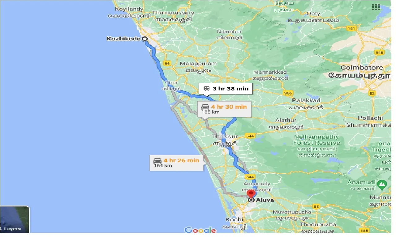 kozhikode-to-aluva-taxi