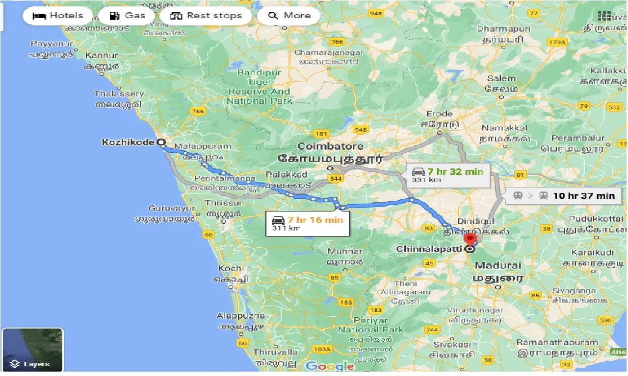 kozhikode-to-chinnalapatti-one-way