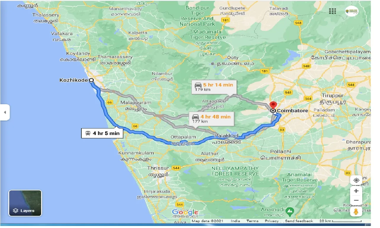 kozhikode-to-coimbatore-outstation