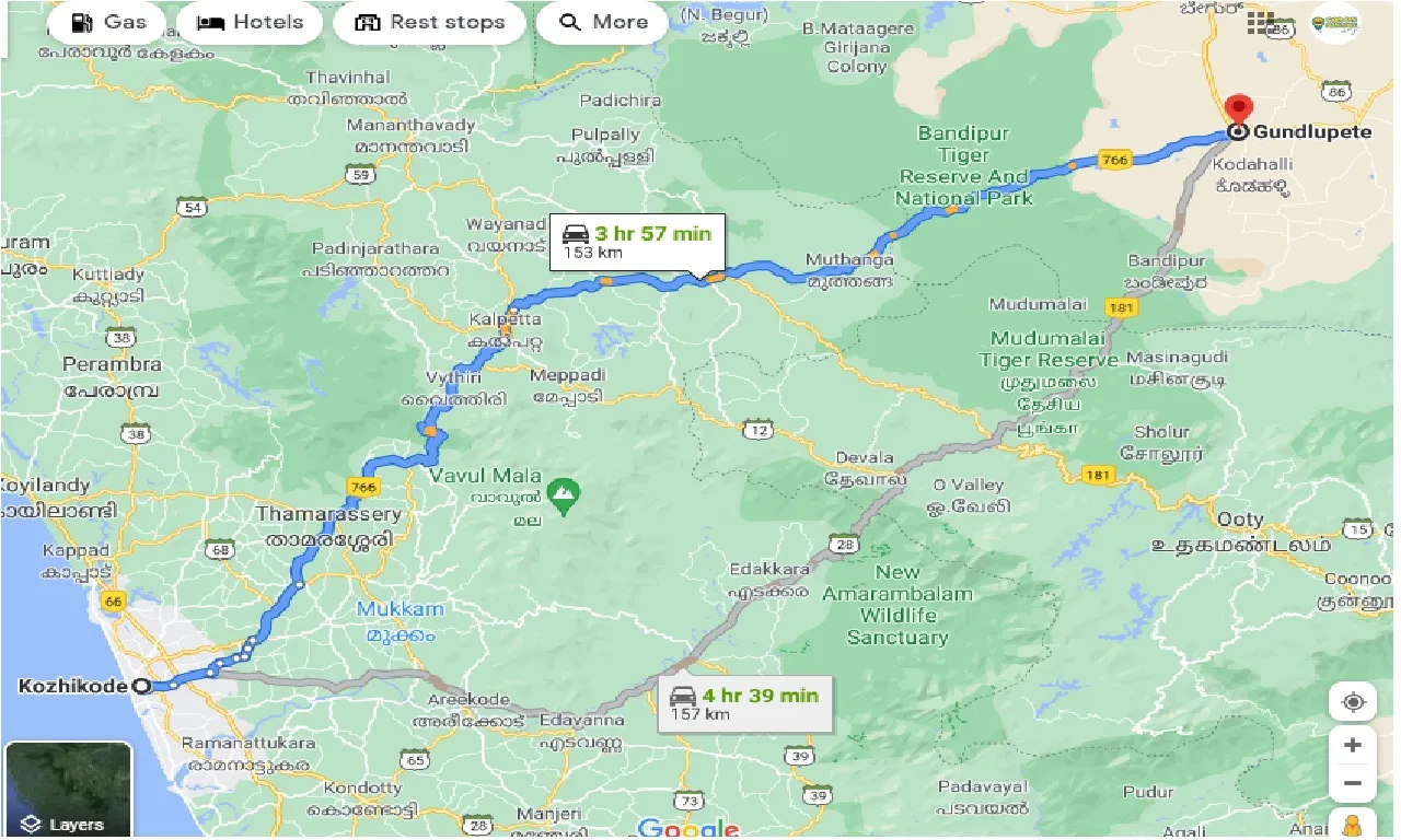 kozhikode-to-gundlupete-taxi