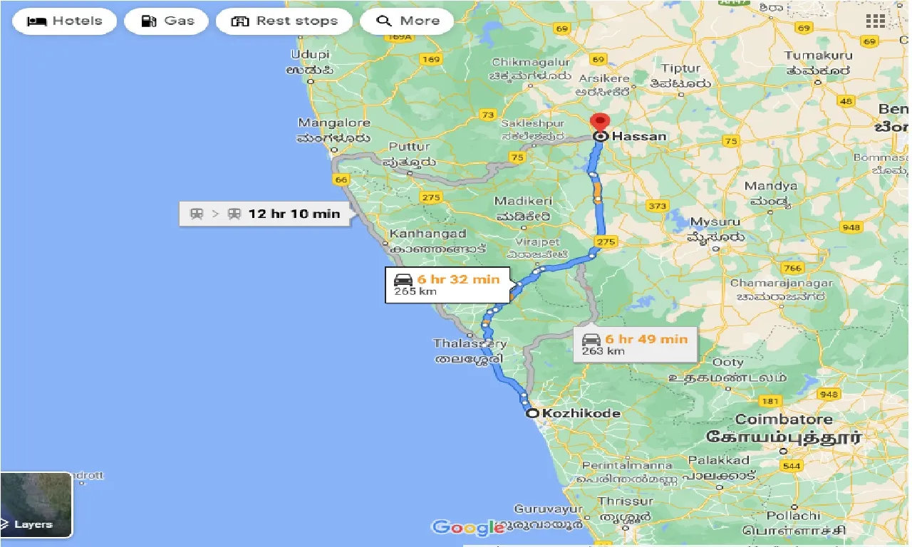 kozhikode-to-hassan-taxi