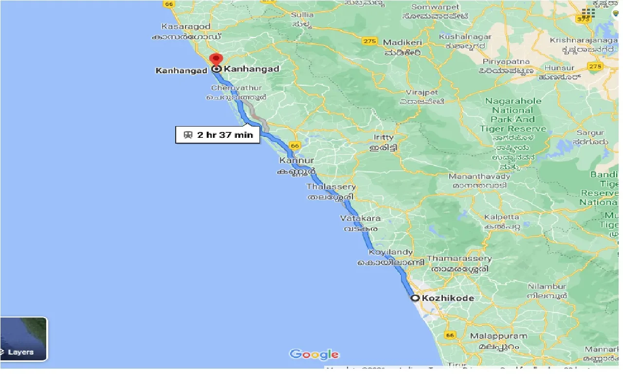 kozhikode-to-kanhangad-one-way