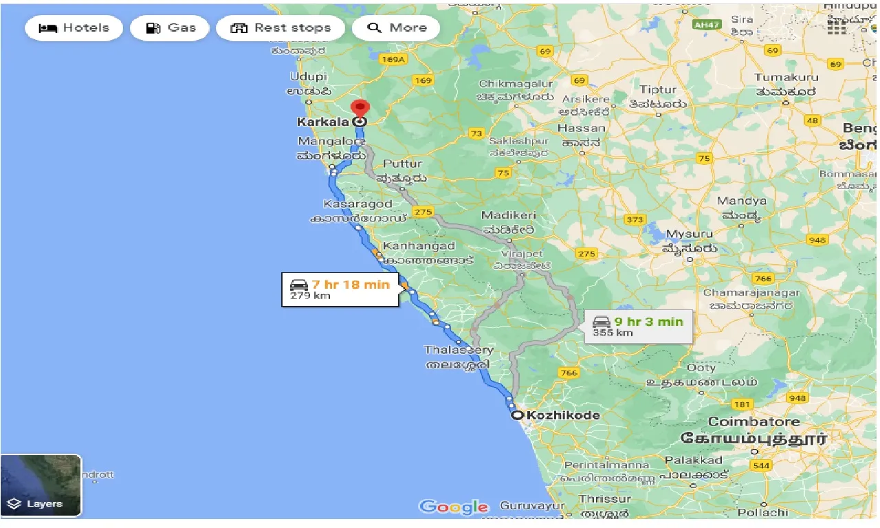 kozhikode-to-karkala-taxi