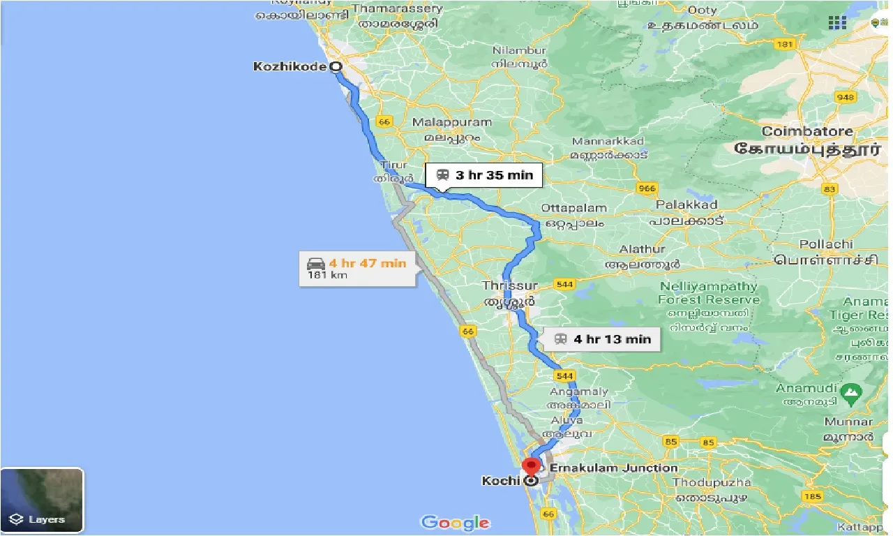 kozhikode-to-kochi-one-way