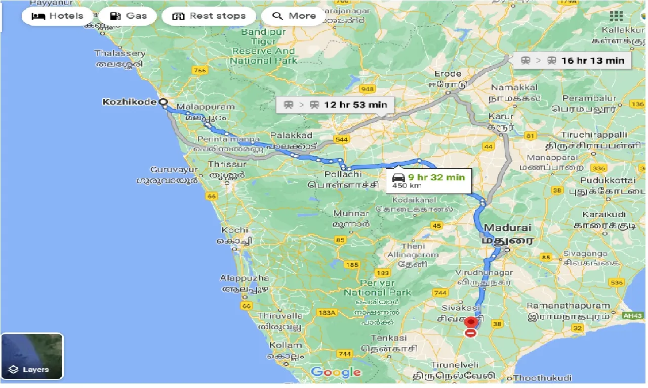 kozhikode-to-kovilpatti-one-way
