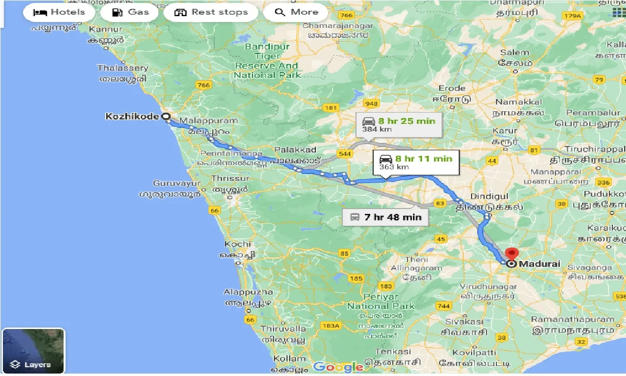 kozhikode-to-madurai-one-way