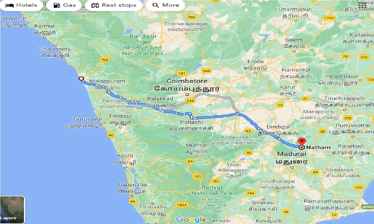 kozhikode-to-natham-taxi