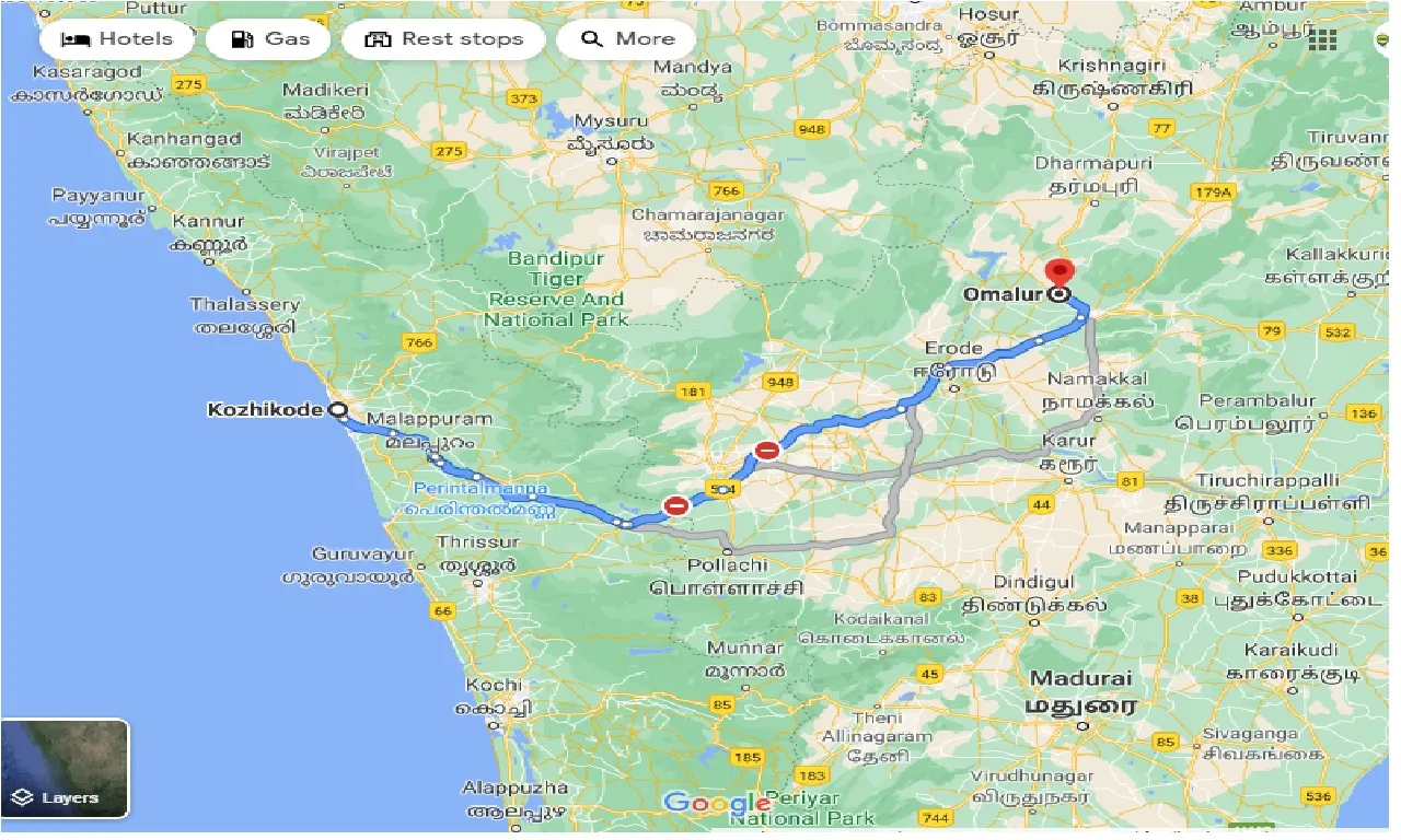 kozhikode-to-omalur-taxi