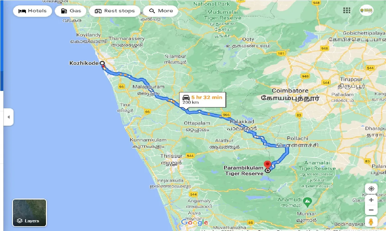 kozhikode-to-parambikulam-wildlife-sanctuary-outstation