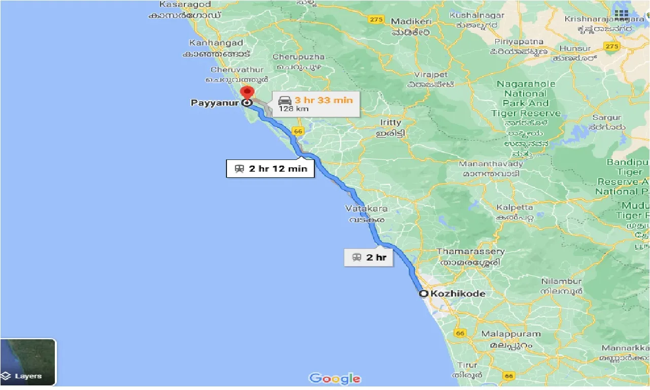 kozhikode-to-payyanur-one-way