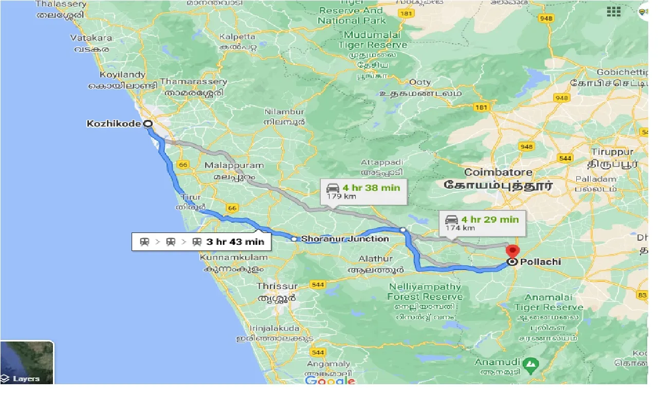 kozhikode-to-pollachi-one-way