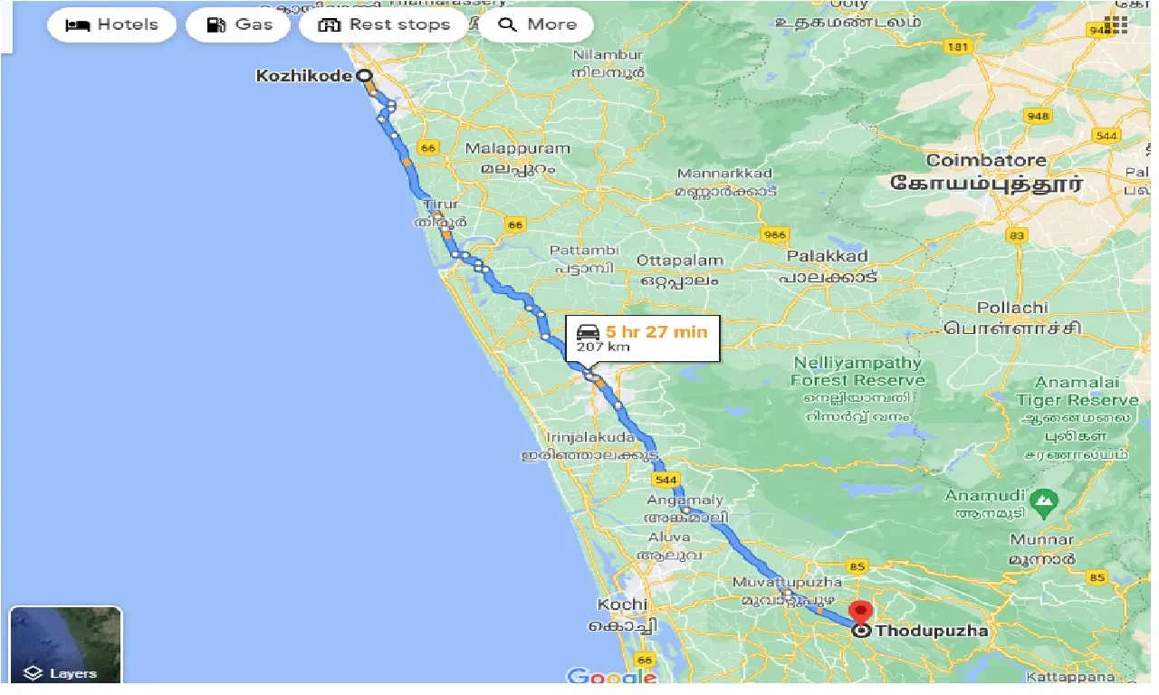 kozhikode-to-thodupuzha-one-way