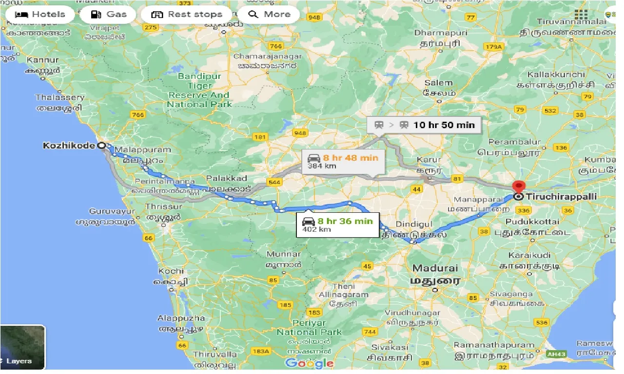 kozhikode-to-tiruchirappalli-taxi