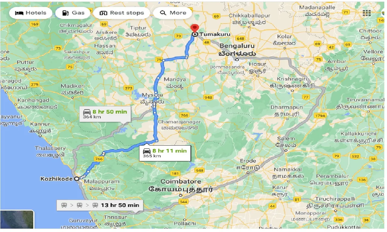 kozhikode-to-tumakuru-one-way