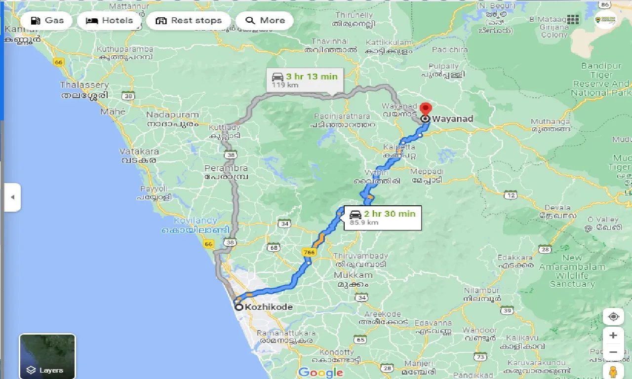 kozhikode-to-wayanad-one-way