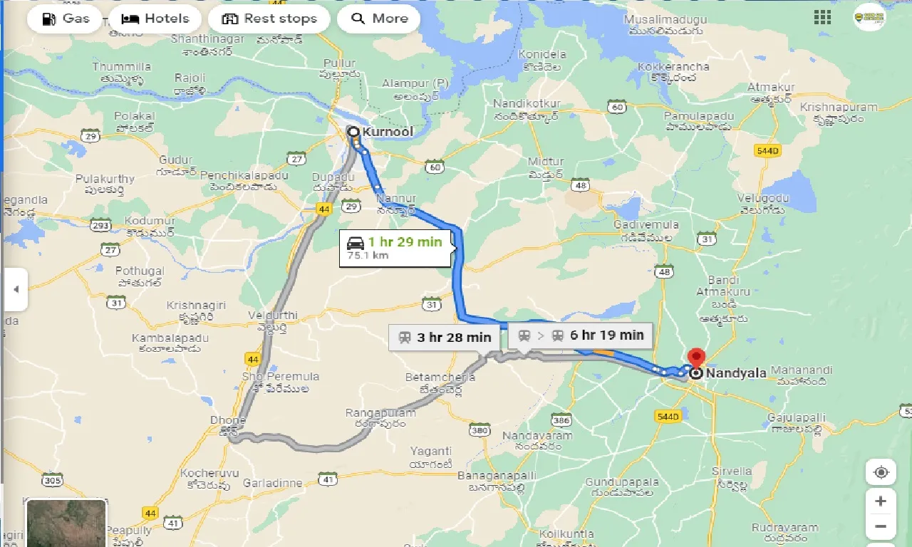 kurnool-to-nandyal-one-way