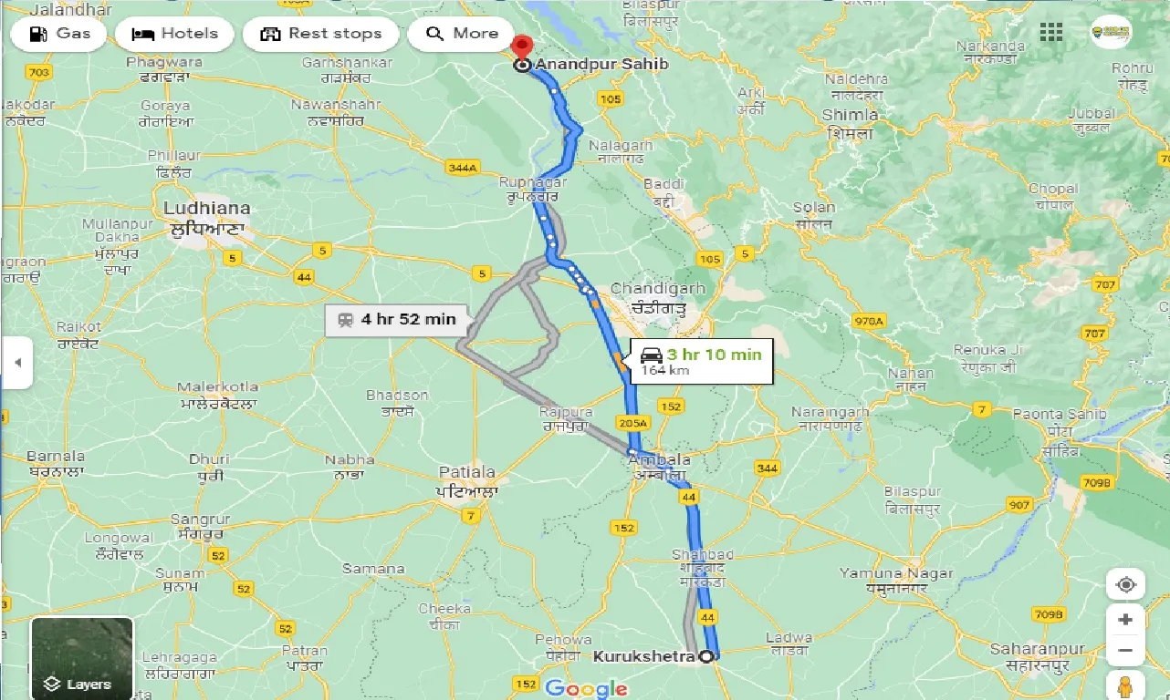 kurukshetra-to-anandpur-sahib-one-way