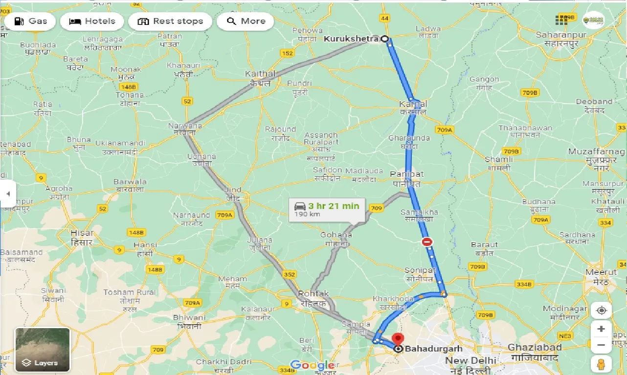 kurukshetra-to-bahadurgarh-one-way
