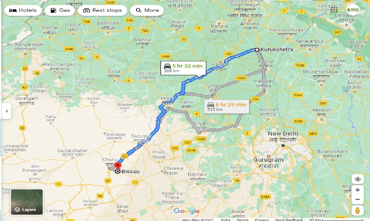 kurukshetra-to-bissau-one-way
