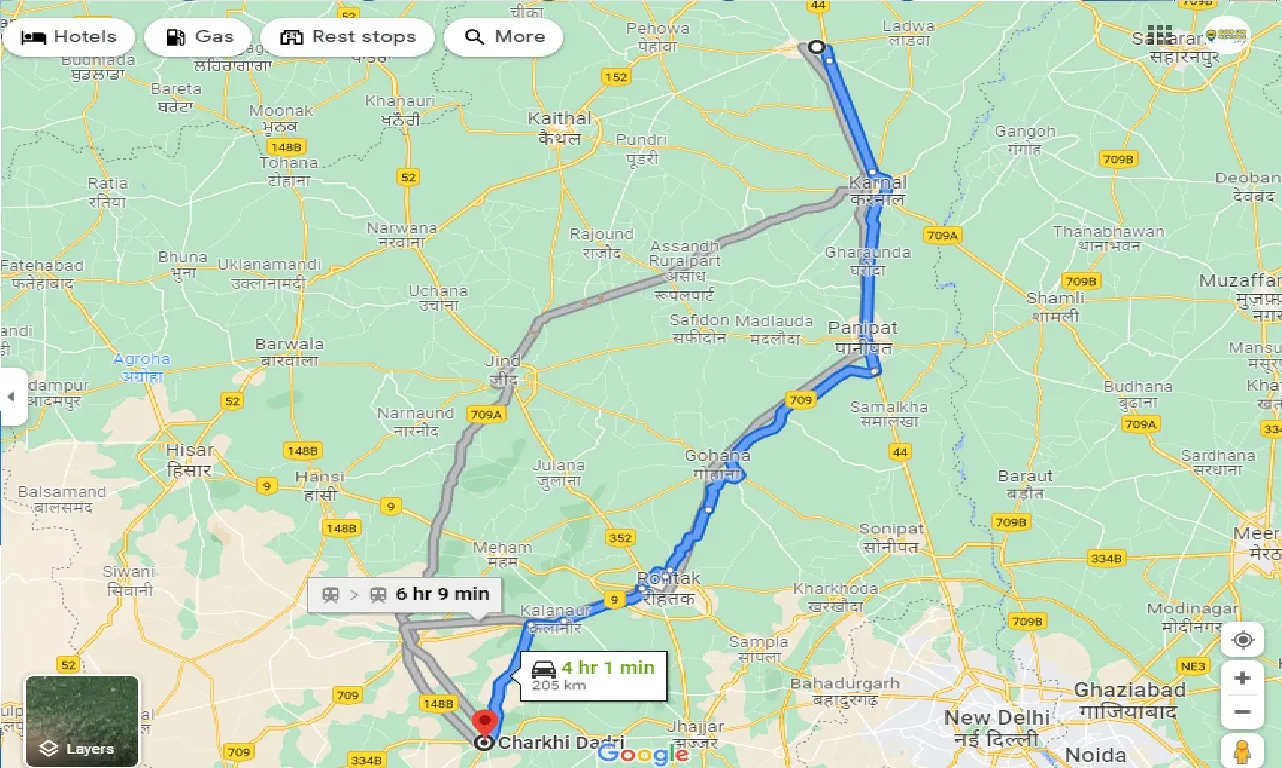 kurukshetra-to-charkhi-dadri-one-way