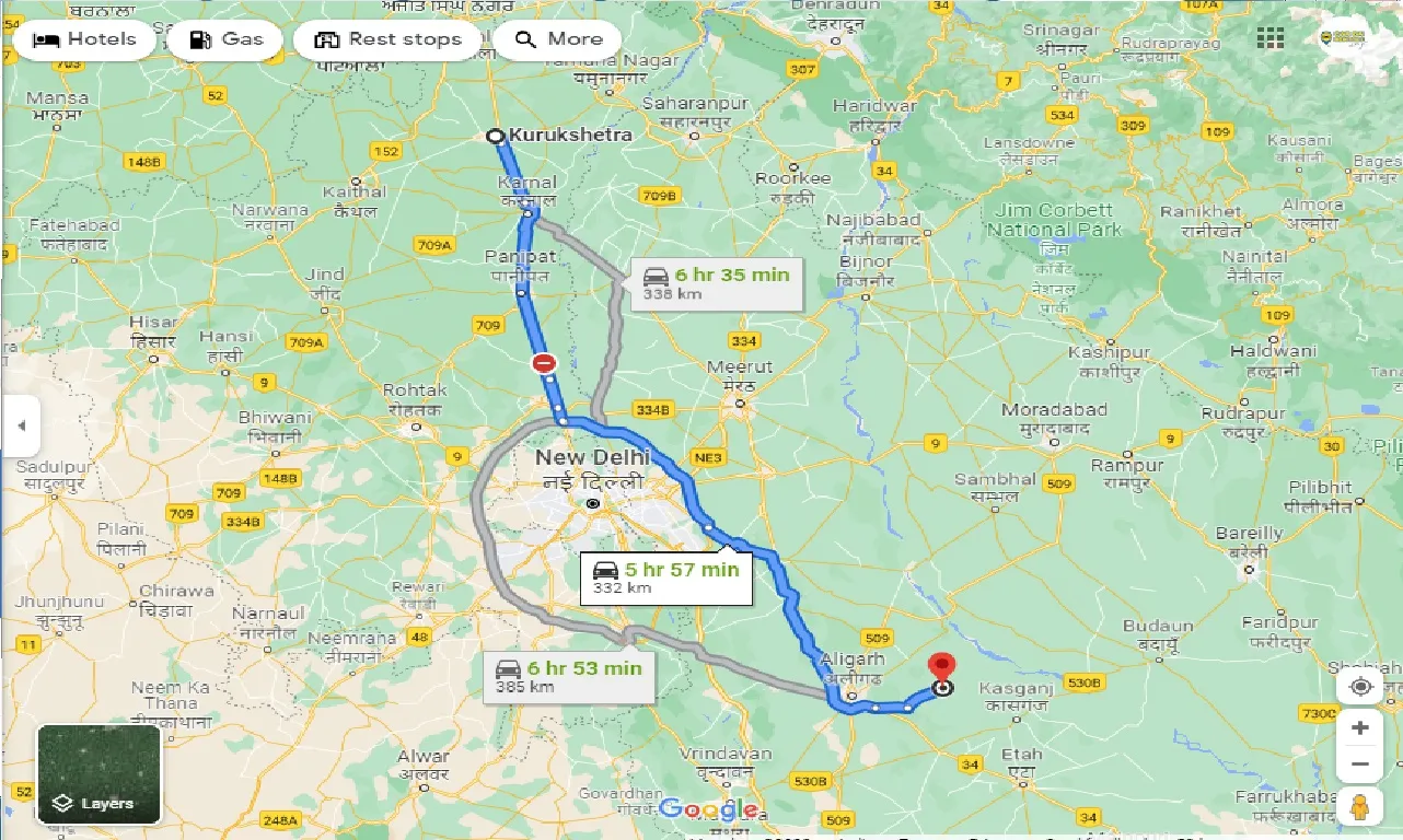 kurukshetra-to-chharra-rafatpur-one-way