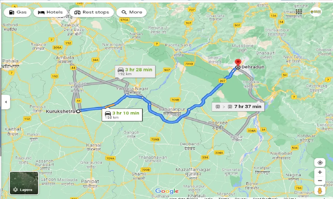 kurukshetra-to-dehradun-one-way