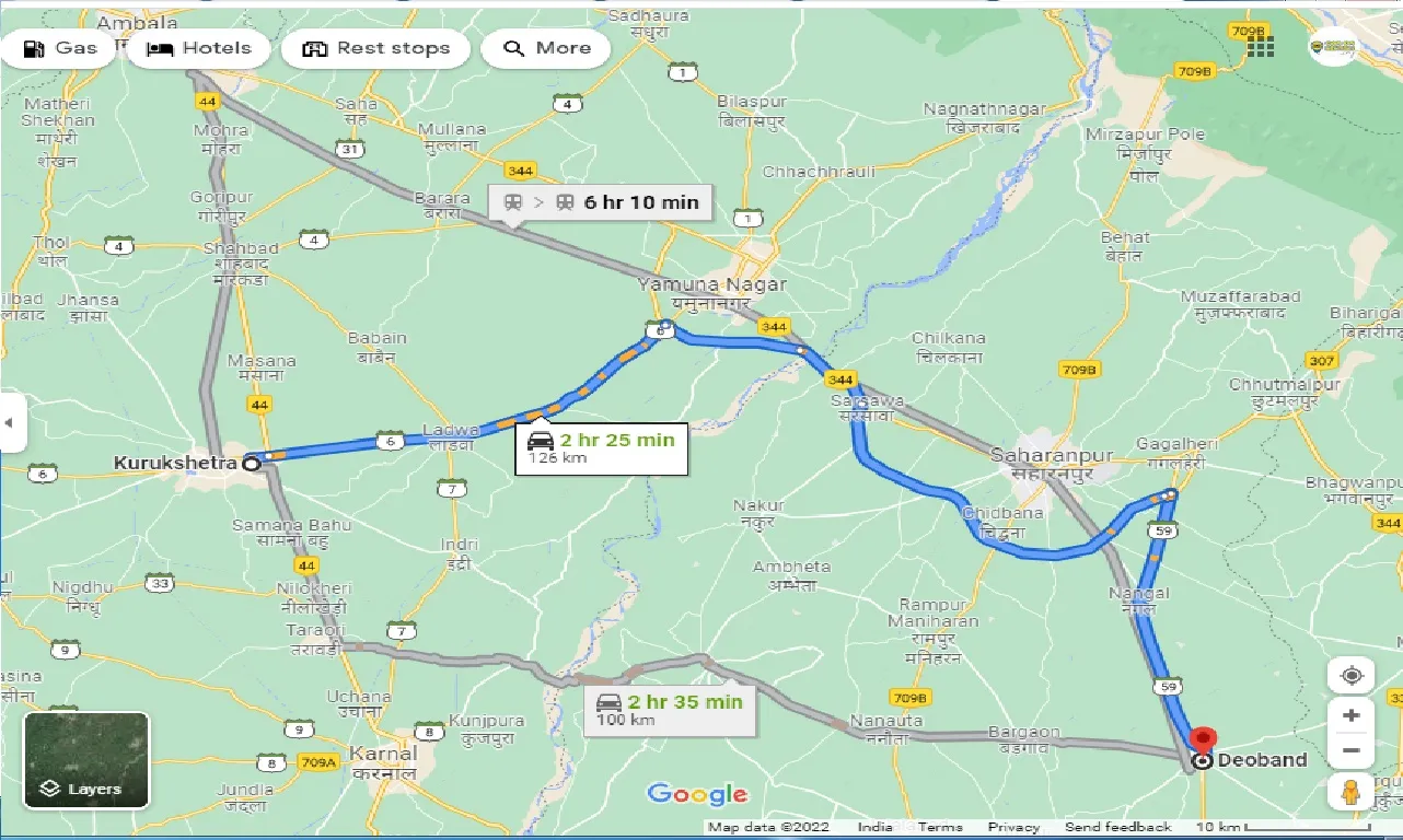 kurukshetra-to-deoband-one-way