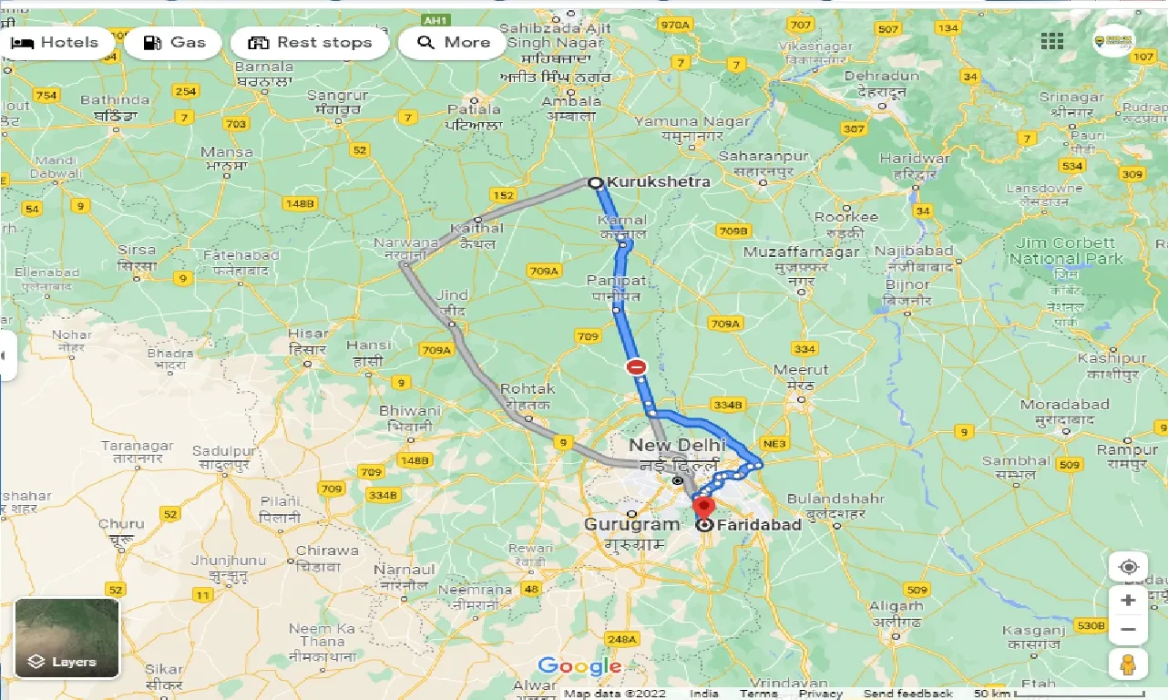 kurukshetra-to-faridabad-taxi