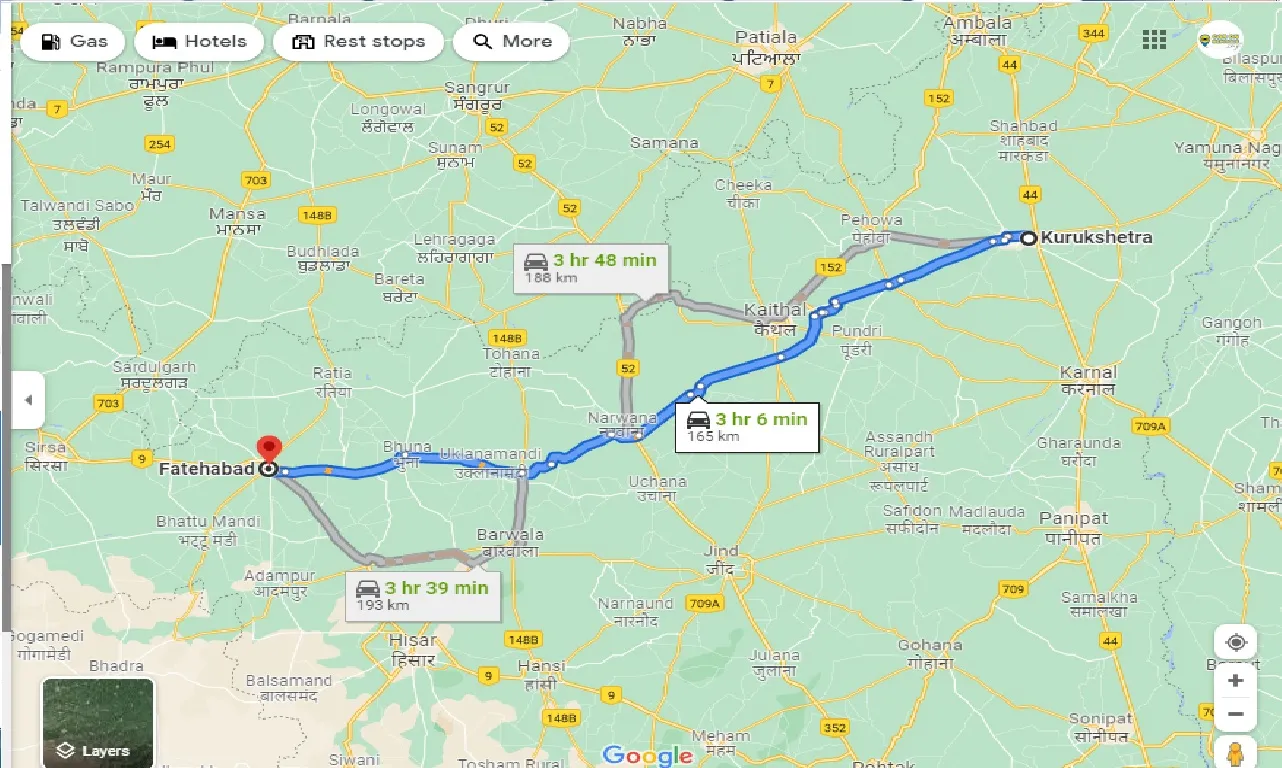 kurukshetra-to-fatehabad-one-way