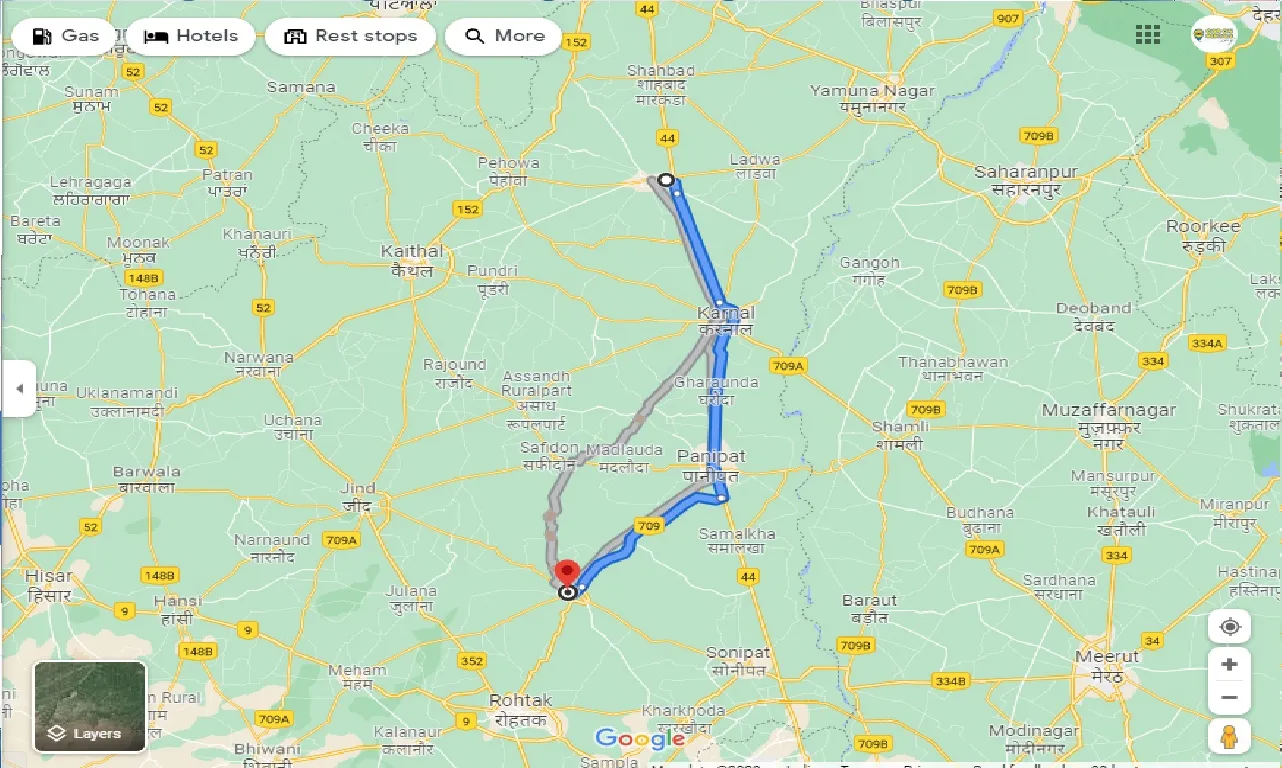 kurukshetra-to-gohana-one-way