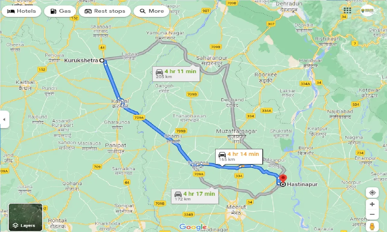 kurukshetra-to-hastinapur-one-way
