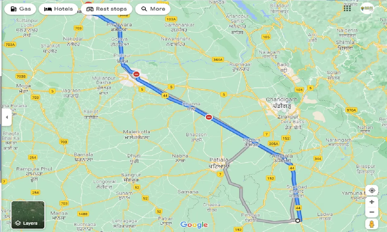 kurukshetra-to-jalandhar-one-way