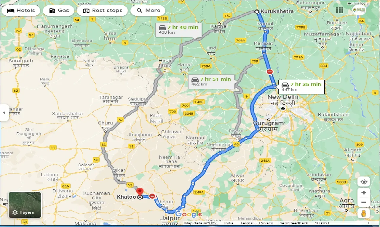 kurukshetra-to-khatoo-one-way