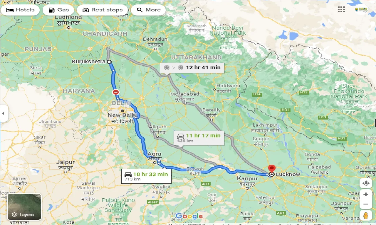 kurukshetra-to-lucknow-one-way