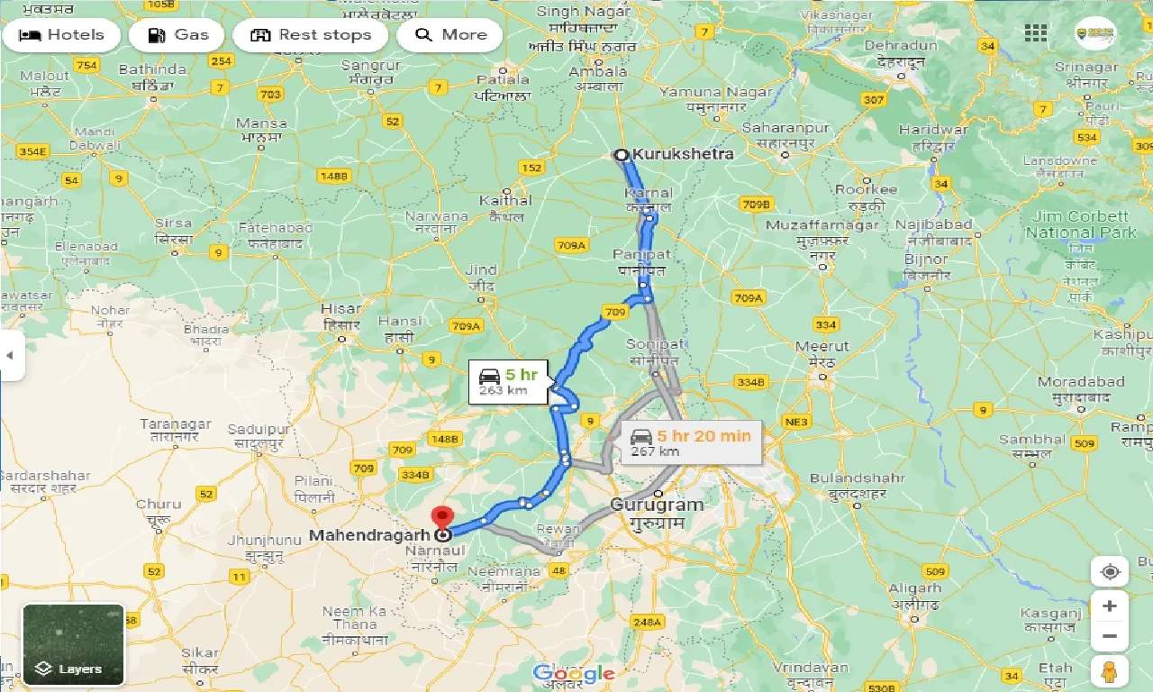 kurukshetra-to-mahendragarh-one-way