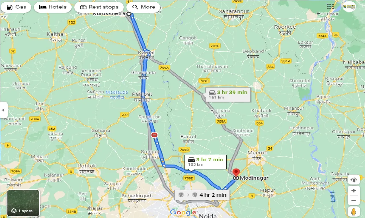 kurukshetra-to-modinagar-taxi