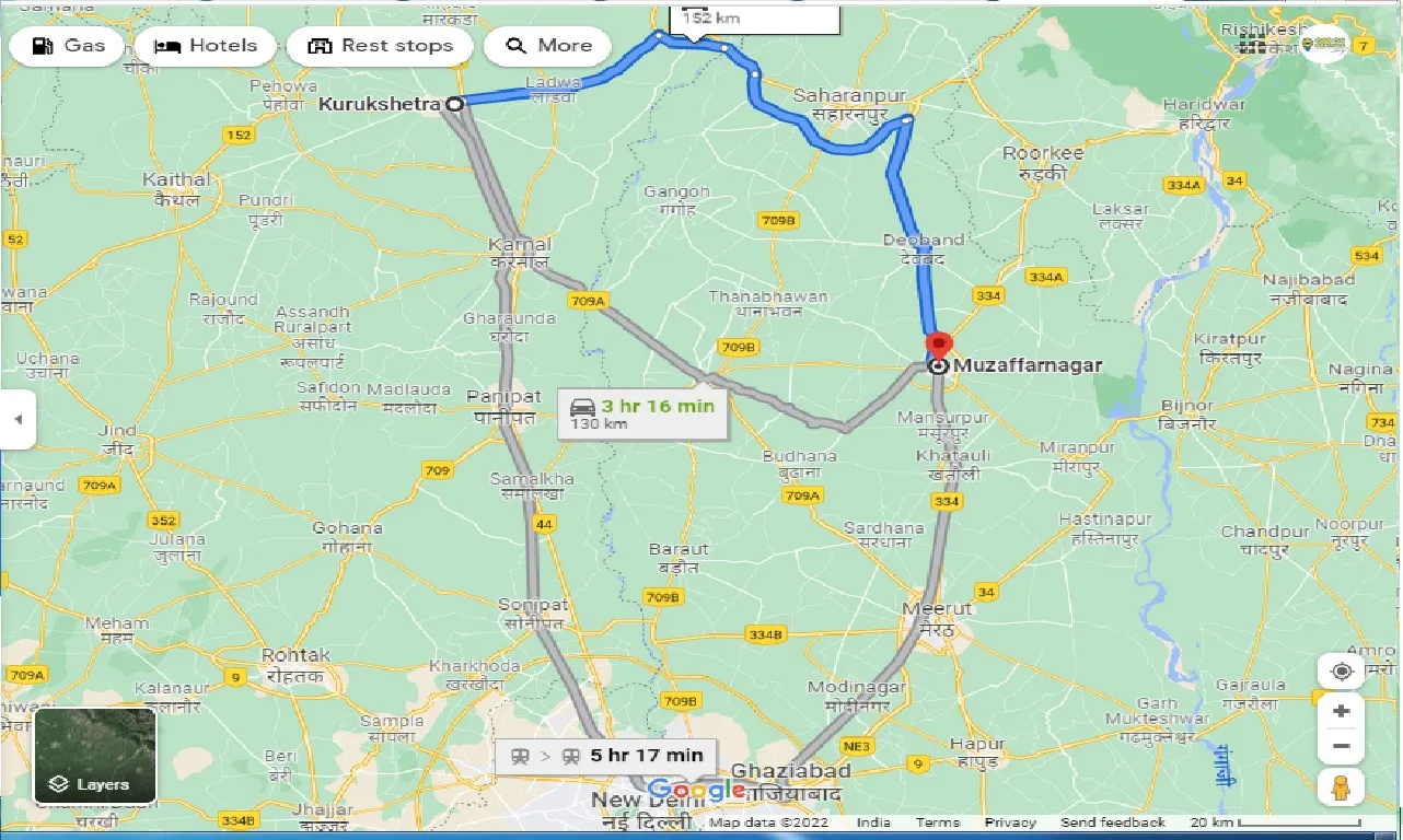 kurukshetra-to-muzaffarnagar-one-way