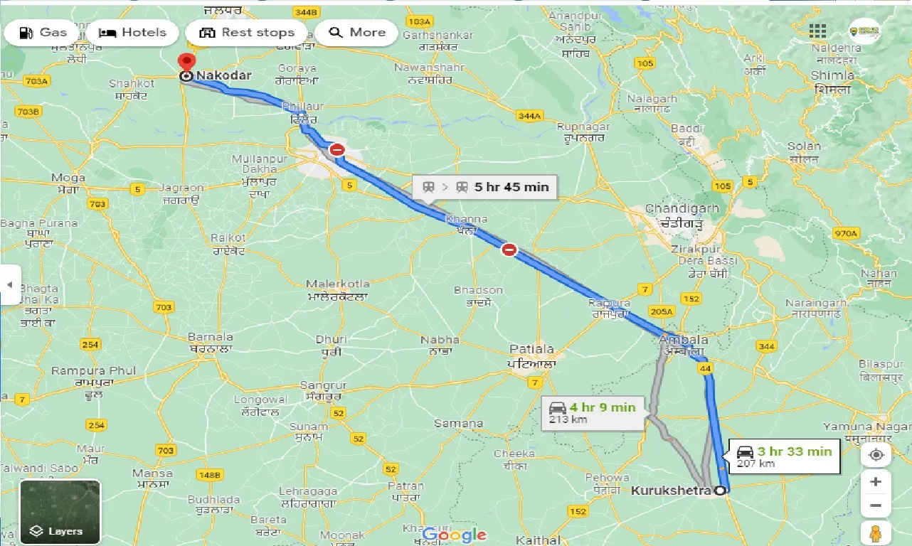 kurukshetra-to-nakodar-one-way