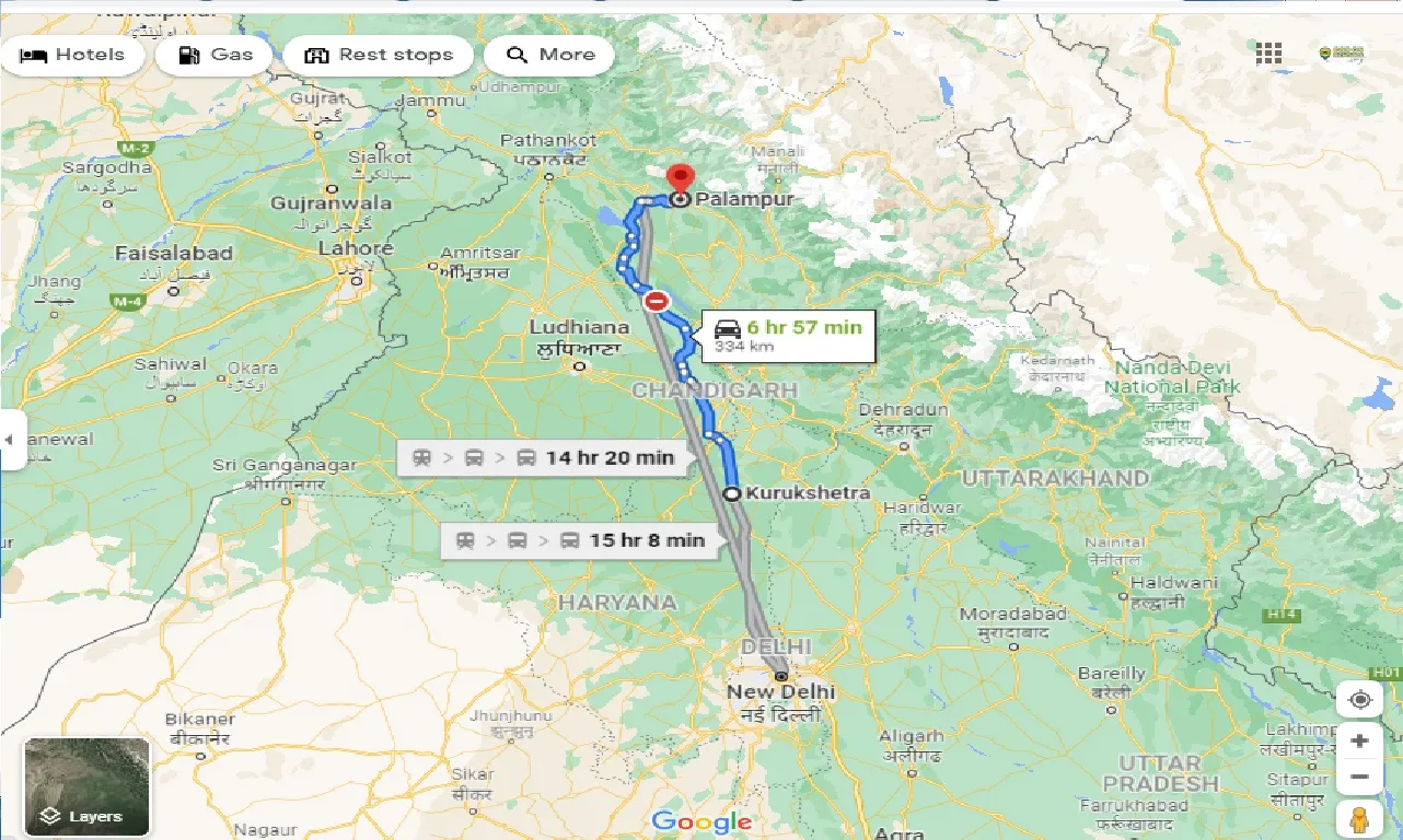 kurukshetra-to-palampur-taxi