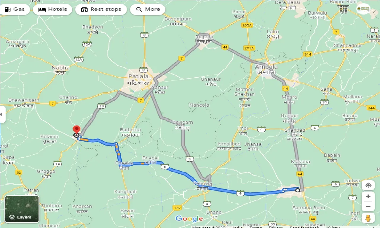 kurukshetra-to-samana-taxi