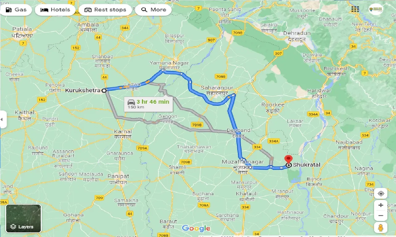 kurukshetra-to-shukratal-taxi