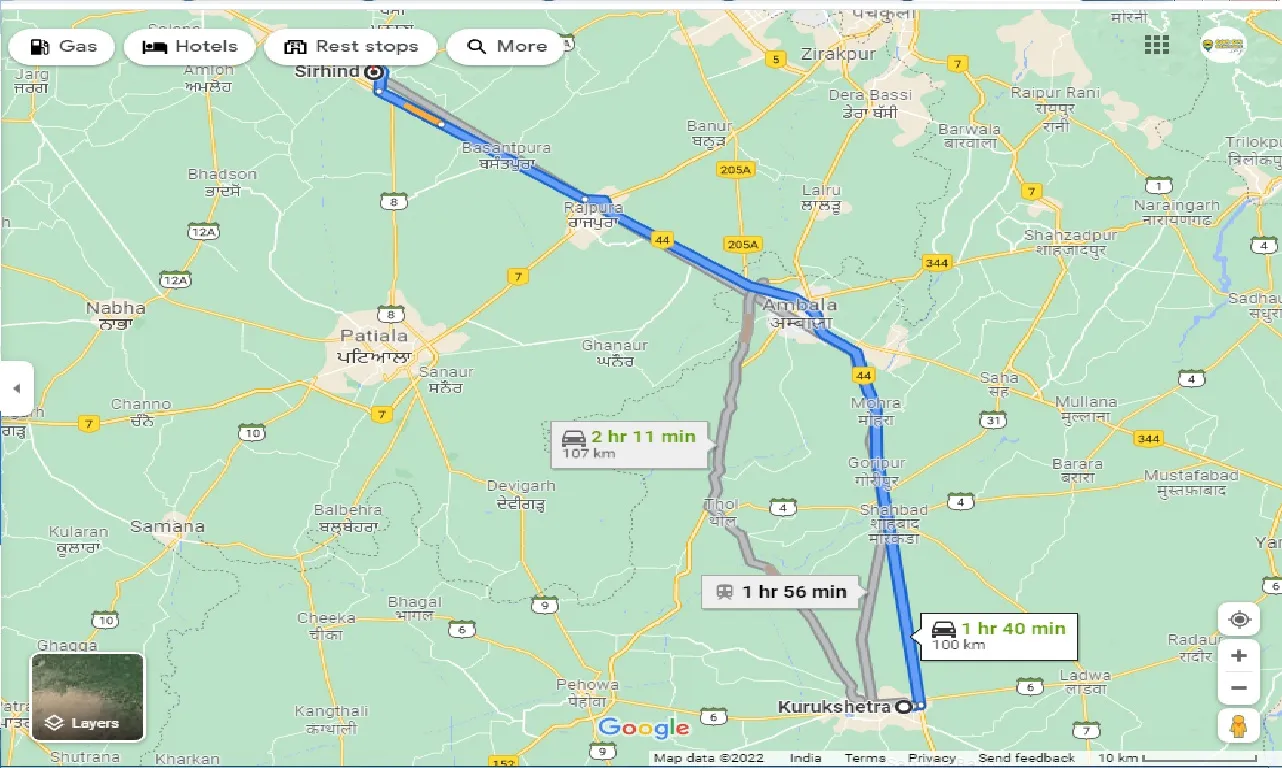 kurukshetra-to-sirhind-one-way