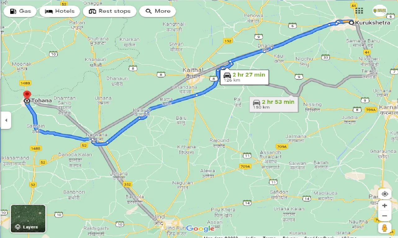 kurukshetra-to-tohana-one-way