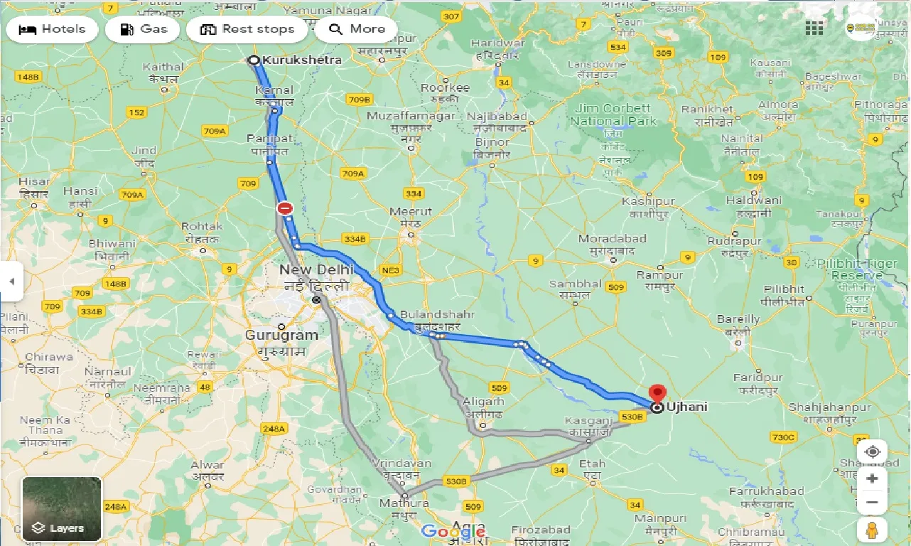 kurukshetra-to-ujhani-taxi