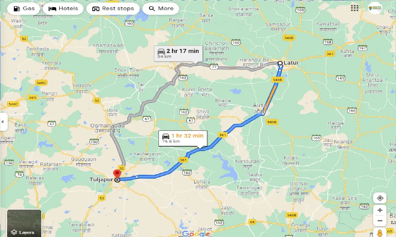 latur-to-tuljapur-one-way