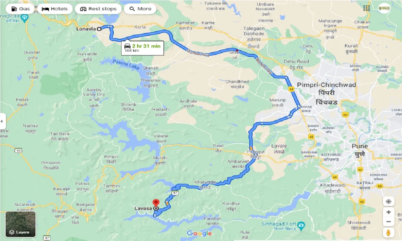 lonavala-to-lavasa-round-trip