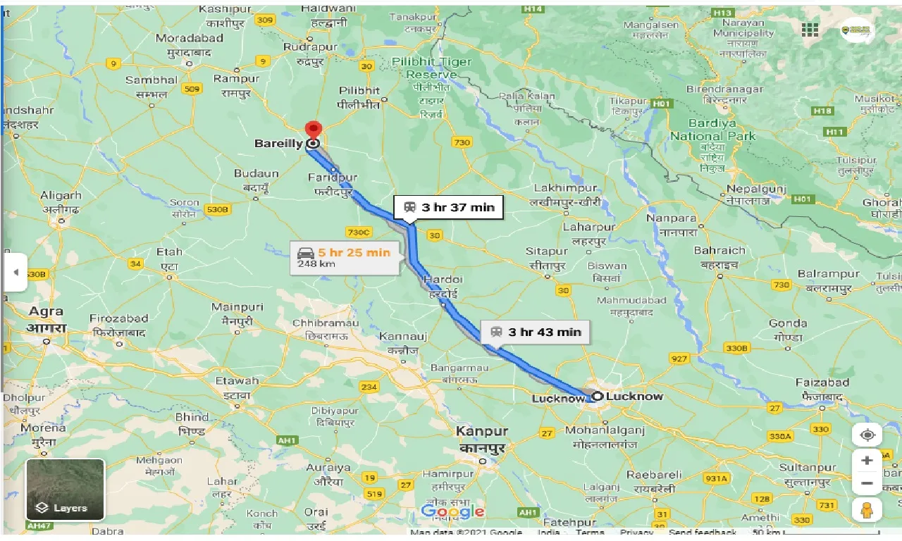 lucknow-to-bareilly-one-way