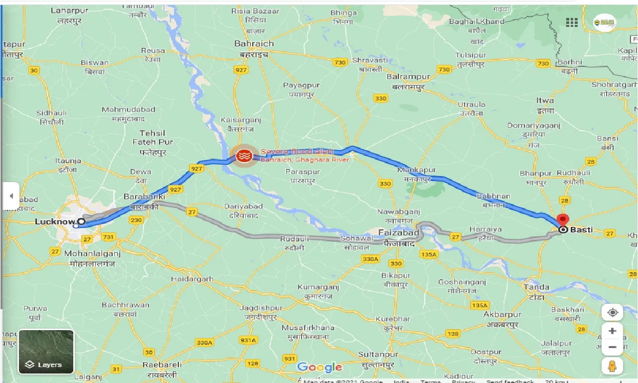 lucknow-to-basti-one-way